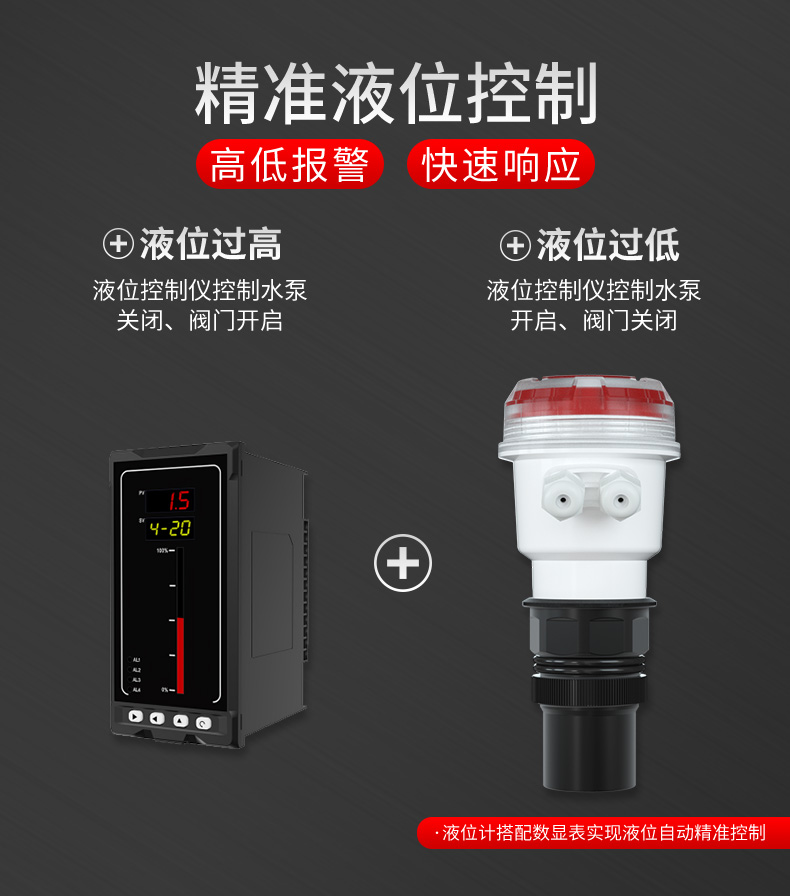 超聲波液位計精準液位控制